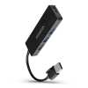 USB Hub 4 port USB3.2 AXAGON HUE-G1A  fekete