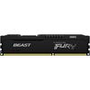 8GB memória DDR3 1600MHz Kingston FURY Beast Black KF316C10BB/8