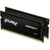 4GB notebook memória DDR3L 1866MHz 1.35V Kingston FURY Impact KF318LS11IB/4