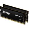 32GB notebook memória DDR4 2666MHz (Kit of 2) 1Gx8 Kingston FURY Impact KF426S15IB1K2/32