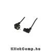 220V hálózati tápkábel 1,8M 90°