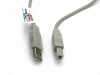 Kábel USB 2.0 összekötő A/B, 1.8m