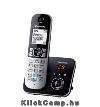 Panasonic DECT telefon kihang. üzenetrögzítős hívóazonosítós fekete, fehér háttérvil