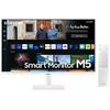 Monitor 27  M5 FHD VA HDR10 fehér SMART távirányítóval Samsung S27BM501EU