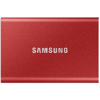 1TB külső SSD USB3.2 Samsung T7 piros