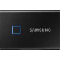 2TB külső SSD USB3.2 fekete ujjlenyomatolvasós Samsung T7 Touch