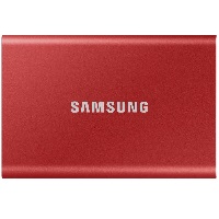 2TB külső SSD USB3.2 Samsung T7 piros