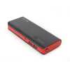 PLATINET Power Bank hordozható töltő 8000mAh + micro USB Kábel + zseblámpa fekete/piros