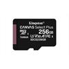 Memória-kártya 256GB SD micro SDXC Class 10 A1 Kingston Canvas Select Plus SDCS2/256GBSP