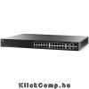 Cisco SF300-24MP 24 LAN 10/100Mbps, 2 miniGBIC, 2 RJ45 menedzselhető MaxPoE switch