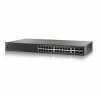 Cisco SG500-28 24port LAN 10/100/1000Mbps, 4 SFP menedzselhető rack switch