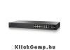 Cisco SG200-18 16 LAN 10/100/1000Mbps, 2 miniGBIC Smart menedzselhető rack switch