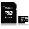 16GB SD MicroSD kártya Class10 + adapter Silicon Power