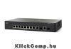 Cisco SG300-10MP 8 LAN 10/100/1000Mbps, 2 miniGBIC menedzselhető rack switch