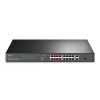 16 Port Switch TP-LINK TL-SL1218P 16-Port 10/100Mbps + 2-Port Gigabit Rackmount Switch with 16-