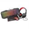 Gamer csomag Trust GXT 1180RW, Billentyűzet, egér, headset, egérpad