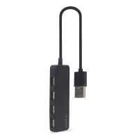 4 portos USB-C HUB USB 2.0 fekete gembird