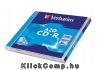 CD-R lemez, Crystal bevonat, AZO, 700MB, 52x, normál tok, VERBATIM  DataLife Plus 