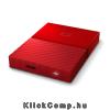 4TB külső HDD 2,5  Western Digital My Passport piros